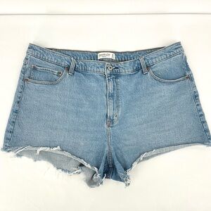 Abercrombie &Fitch 90s Relaxed Cutoff Shorts High Rise.